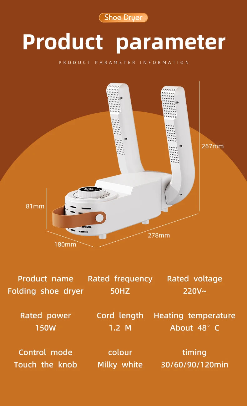 DRYSTEP™ - Sécheur et désinfecteur de chaussures / gants