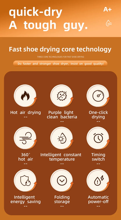 DRYSTEP™ - Sécheur et désinfecteur de chaussures / gants